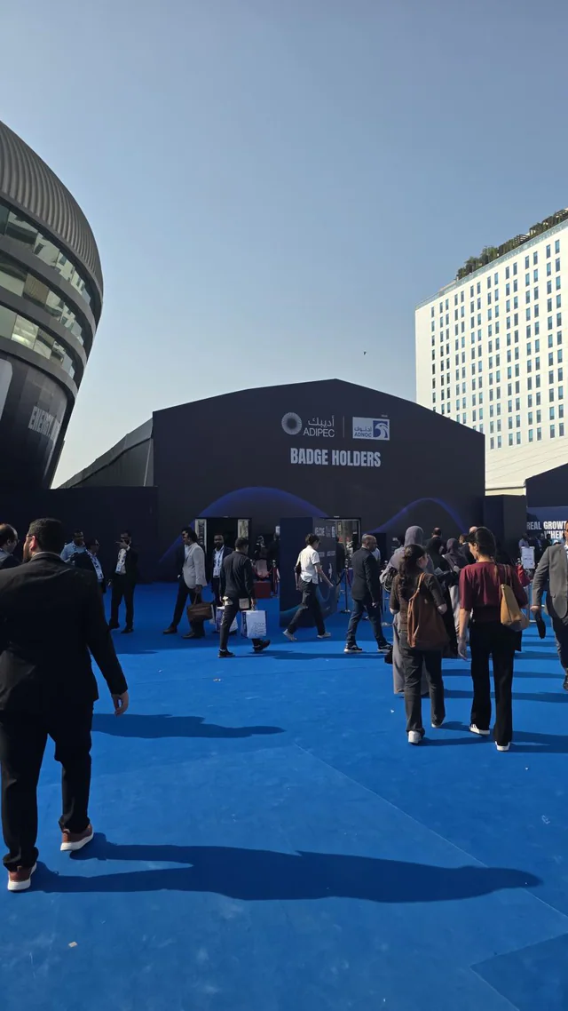 KU SPE members visiting ADIPEC 2025